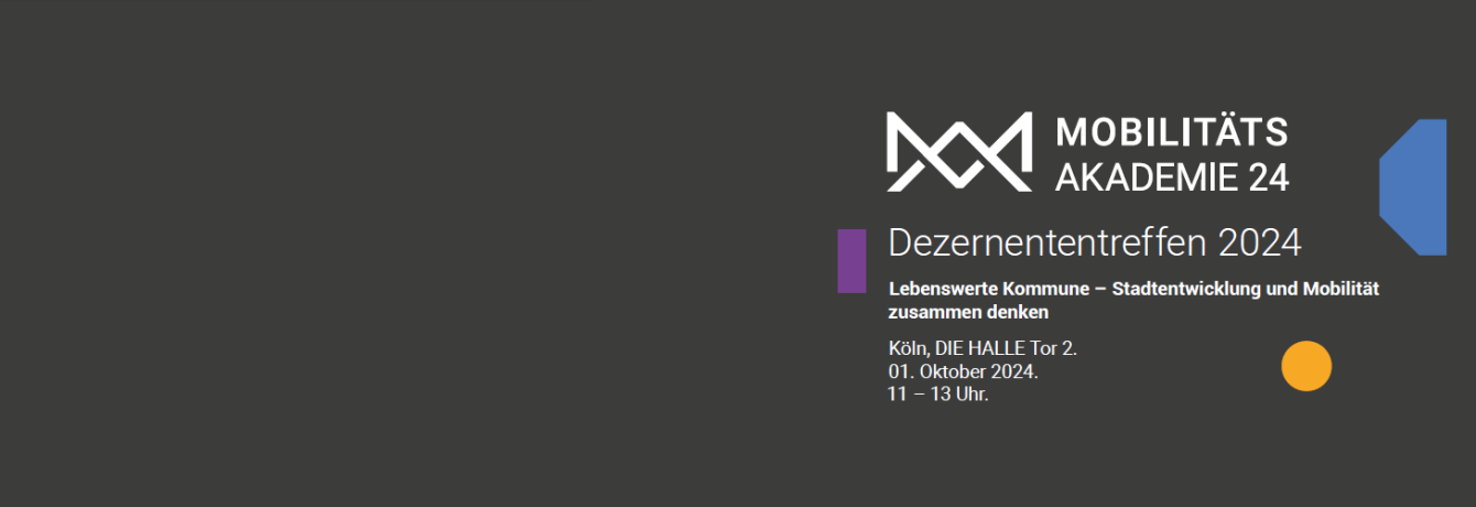 Dezernententreffen 2024 | Lebenswerte Kommune – Stadtentwicklung und Mobilität zusammen denken